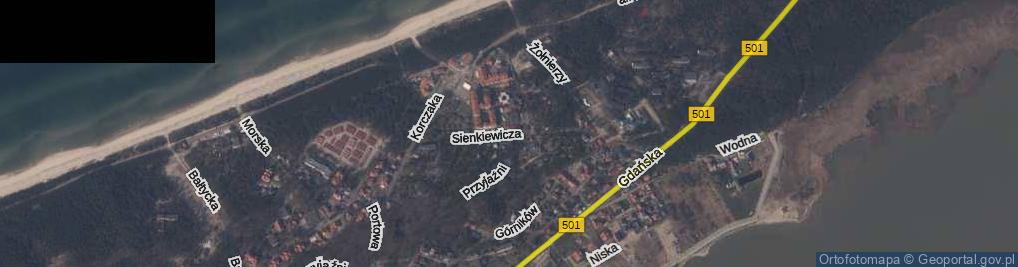 Zdjęcie satelitarne Sienkiewicza Henryka ul.